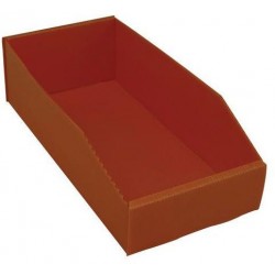 Plastový box PP, 10,5 x 18 x 38 cm, oranžový