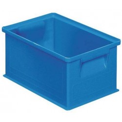 Barevná plastová přepravka PS (8,7 l), modrá