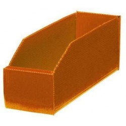 Plastový box PP, 10,5 x 9 x 28 cm, oranžový