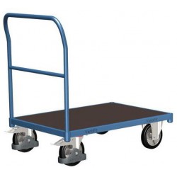 Plošinový vozík s madlem, do 1 000 kg, 100,6 x 172,8 x 80 cm