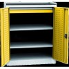 Dílenská skříň na nářadí s jednou zásuvkou, 118 x 95 x 60 cm, šedá/žlutá