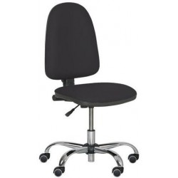Pracovní židle Torino plus s měkkými kolečky, černá