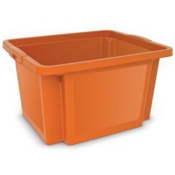 Plastová přepravka, oranžová