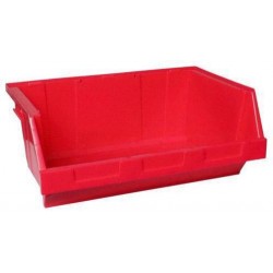 Plastový box PE 25 x 60 x 40 cm, červený