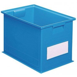 Barevná plastová přepravka PS (40,5 l), modrá
