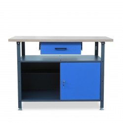 Pracovní stůl ERIC, 1200 x 850 x 600 mm, antracitově modrý