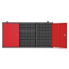 Závěsná garážová skříň model BEN, 1200 x 600 x 200 mm, antracitově červená