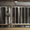 Šatní skříň s lavičkou a střechou KACPER II PRO, 600 x 2295 x 850 mm, šedo-antracitová