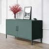 TV stolek na nohách ROSA, 1150 x 595 x 400 mm, Moderní: lahvově zelená barva