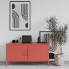 TV stolek na nohách ROSA, 1150 x 595 x 400 mm, Moderní: červená barva