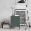 Noční stolek MIA, 424 x 595 x 400 mm, Modern: zelená láhev barva