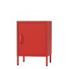 Noční stolek MIA, 424 x 595 x 400 mm, Modern: červená barva