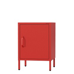 Noční stolek MIA, 424 x 595 x 400 mm, Modern: červená barva