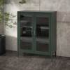 Vitrína GINA, 800 x 1015 x 400 mm, Modern: zelená láhev barva