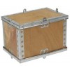 Dřevěný přepravní box s víkem, 20 x 20 x 30 cm