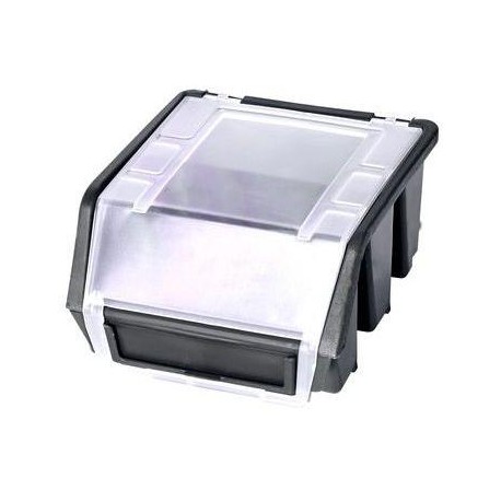 Plastový box Ergobox 1 Plus 7,5 x 11,6 x 11,2 cm, černý