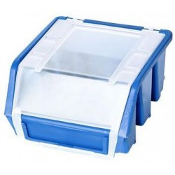 Plastový box Ergobox 1 Plus 7,5 x 11,6 x 11,2 cm, modrý