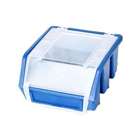 Plastový box Ergobox 1 Plus 7,5 x 11,6 x 11,2 cm, modrý