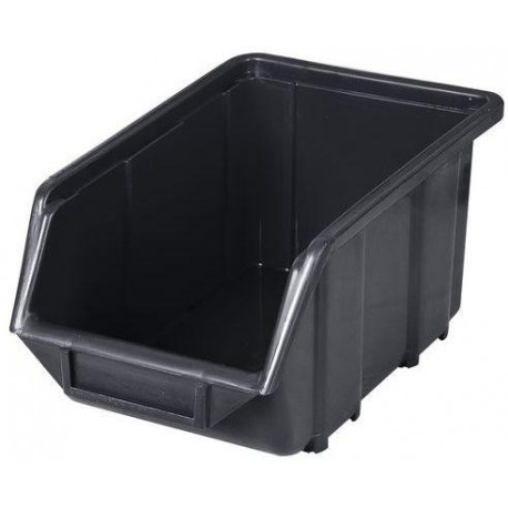 Plastový box Ecobox medium 12,5 x 15,5 x 24 cm, černý