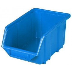 Plastový box Ecobox medium 12,5 x 15,5 x 24 cm, modrý