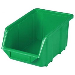 Plastový box Ecobox medium 12,5 x 15,5 x 24 cm, zelený