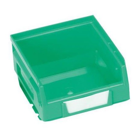 Plastový box Manutan  6,2 x 10,3 x 12 cm, zelený