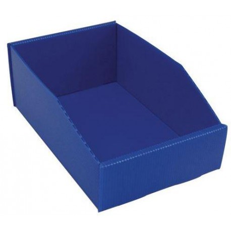 Plastový box PP, 10,5 x 18 x 28 cm, modrý