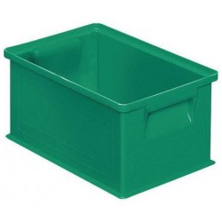 Barevná plastová přepravka PS (8,7 l), zelená