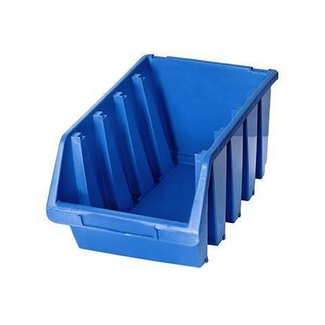 Plastový box Ergobox 4, 15,5 x 34 x 20,4 cm, modrý