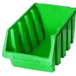 Plastový box Ergobox 4, 15,5 x 34 x 20,4 cm, zelený