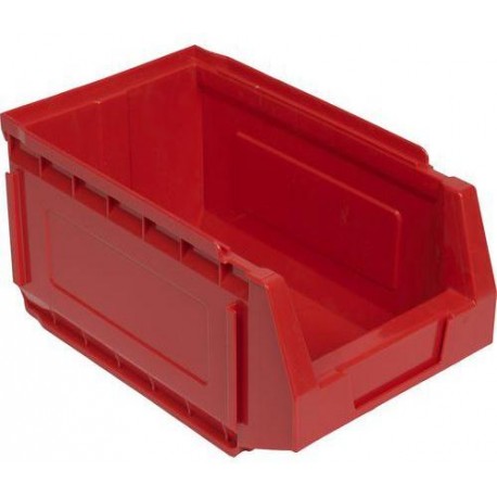 Plastový box 12,5 x 15 x 24 cm, červený
