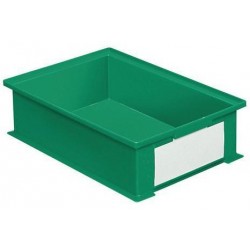 Barevná plastová přepravka PS (16,2 l), zelená