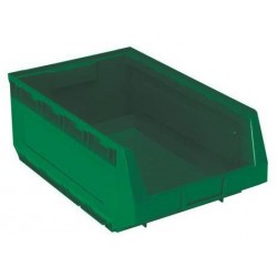 Plastový box Manutan 19 x 30,3 x 48,5 cm, zelený