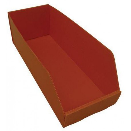 Plastový box PP, 15,5 x 19 x 40 cm, oranžový