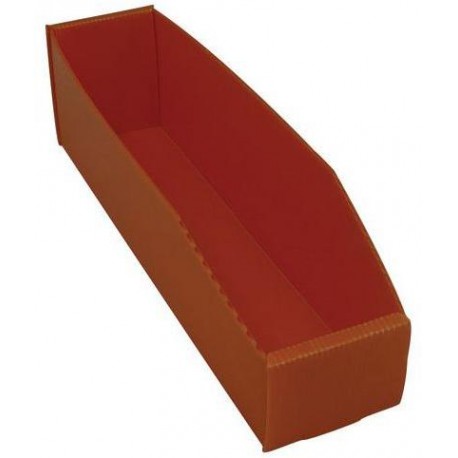 Plastový box PP, 10,5 x 9 x 38 cm, oranžový