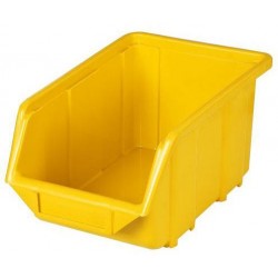 Plastový box Ecobox medium 12,5 x 15,5 x 24 cm, žlutý