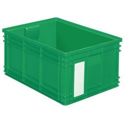 Barevná plastová přepravka PS (85 l), zelená