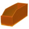 Plastový box PP, 10,5 x 9 x 28 cm, oranžový