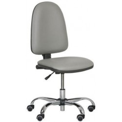 Pracovní židle Torino plus s měkkými kolečky, šedá
