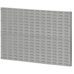 Nástěnný PERFO regál, rozměry 69,5 x 100 cm, šedý