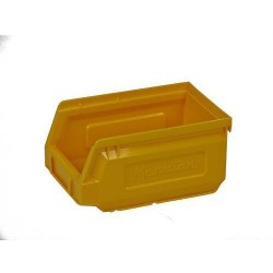 Plastový box Manutan  8,3 x 10,3 x 16,5 cm, žlutý