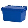 Plastový přepravní box ALC s víkem, modrý, 68 l