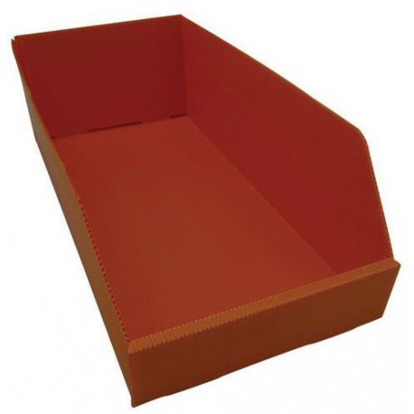 Plastový box PP, 15,5 x 24 x 48 cm, oranžový