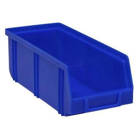 Plastový box Manutan  8,3 x 10,3 x 24 cm, modrý