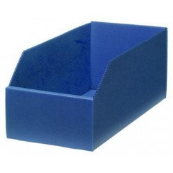 Plastový box PP, 15,5 x 18 x 38 cm, modrý
