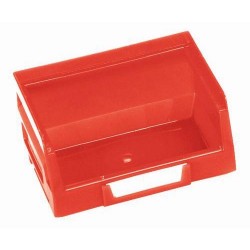 Plastový box Manutan  5,5 x 10,3 x 9 cm, červený