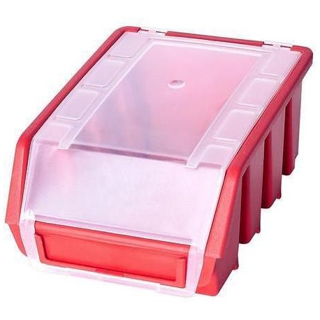 Plastový box Ergobox 2 Plus 7,5 x 16,1 x 11,6 cm, červený