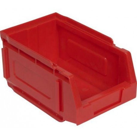 Plastový box 8,5 x 10,5 x 16,3 cm, červený