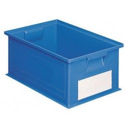 Barevná plastová přepravka PS (28 l), modrá