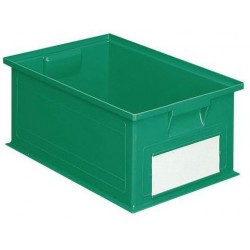 Barevná plastová přepravka PS (28 l), zelená